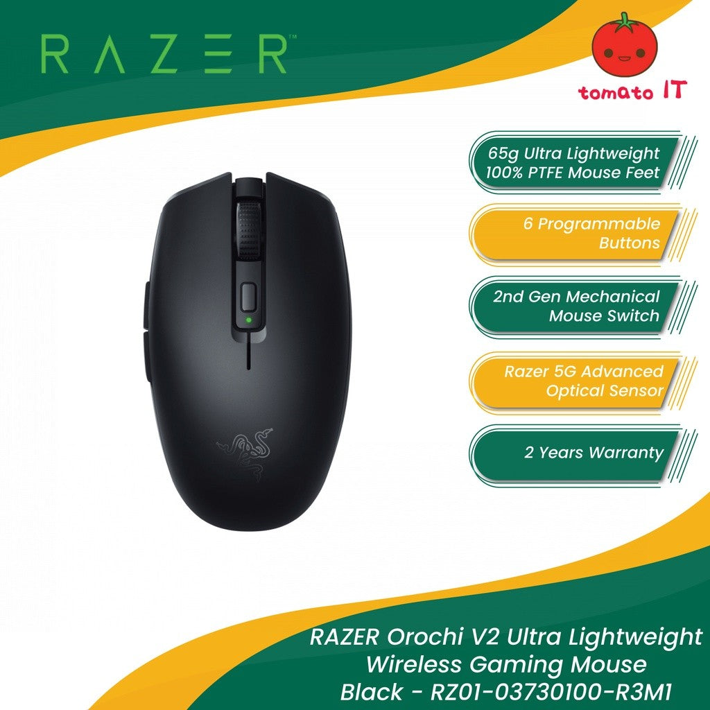 Razer Mouse Orochi V2, WL, black