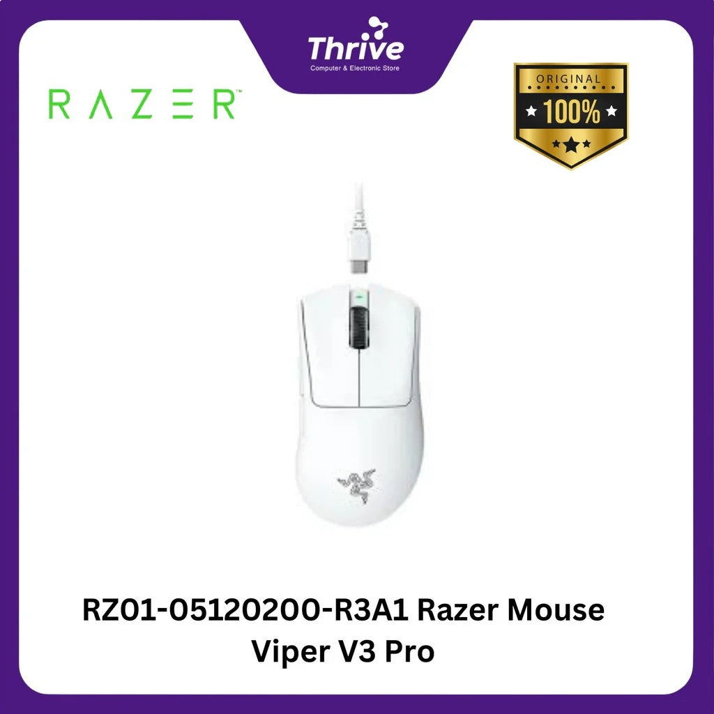 Razer Mouse Viper V3 Pro, USB-A/WL, white
