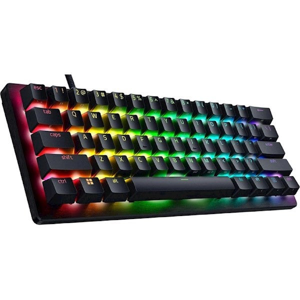 Razer Keyboard Huntsman Mini Mercury Ed. RGB 61key Red Switch USB EN White