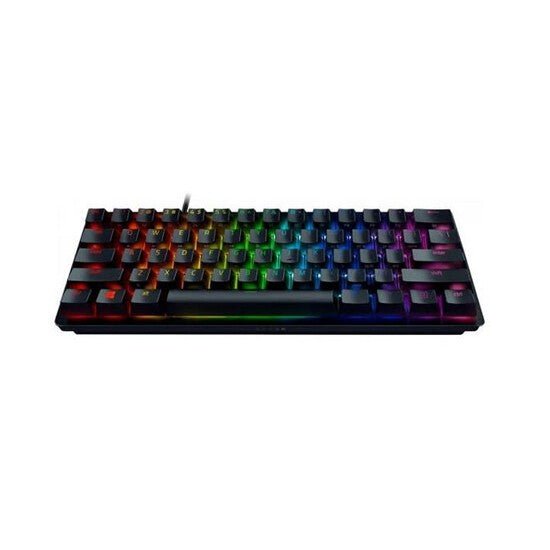 Razer Keyboard mechanical Huntsman Mini 61key, Purple Switch, USB-A, EN/RU, RGB, black