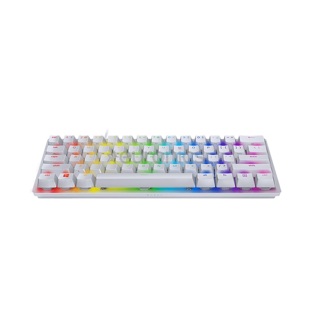 Razer Gaming Keyboard Huntsman Mini Mercury Ed. Red Switch USB RU RGB, White