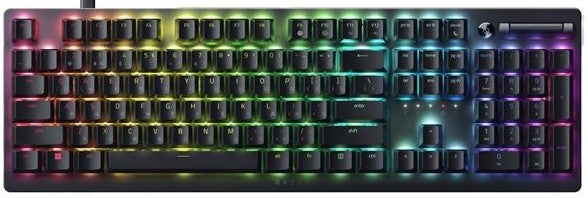 Razer Keyboard mechanical DeathStalker V2 105key, Red Switch, USB-A, EN/RU, RGB, black