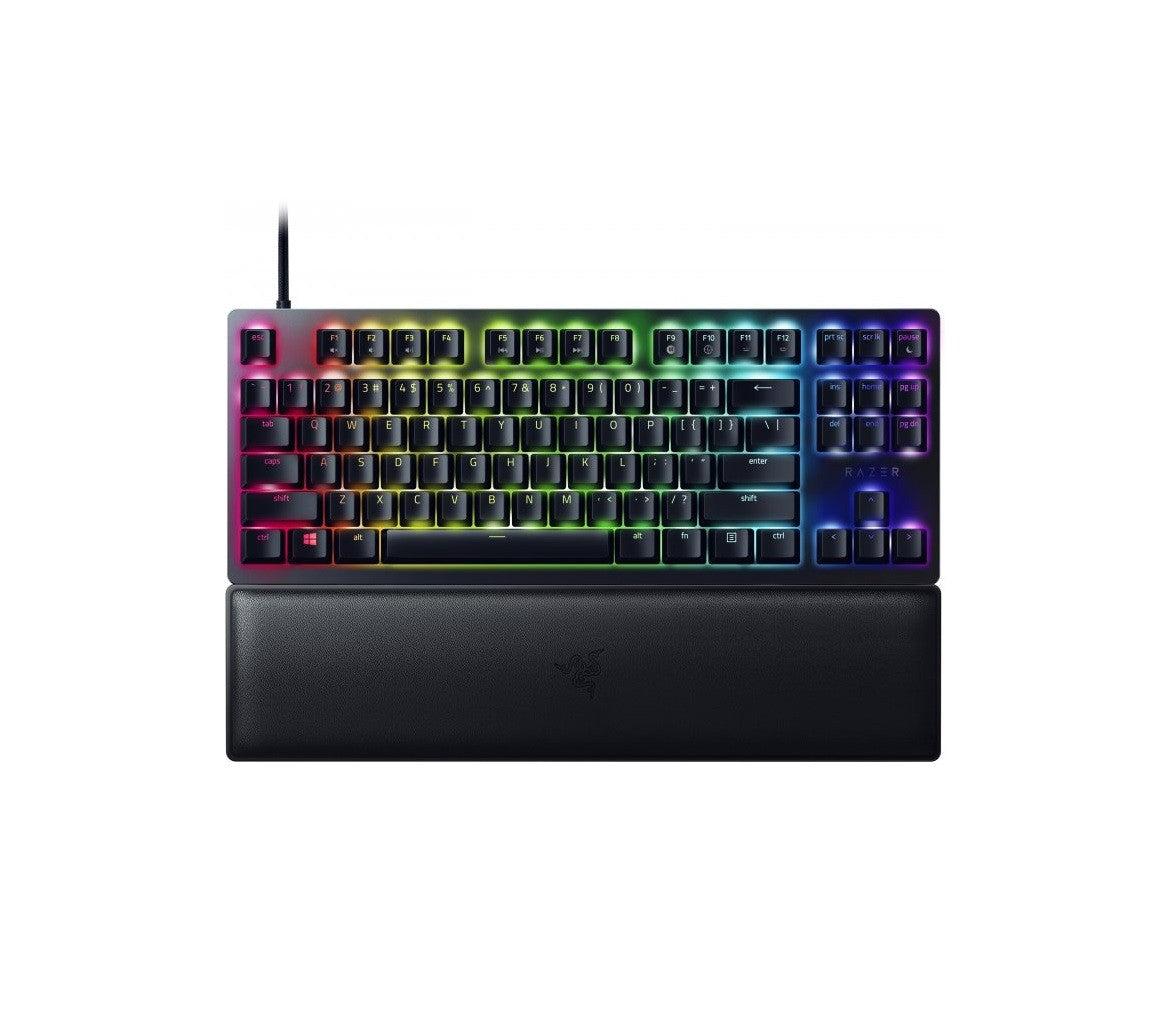 Razer Keyboard mechanical DeathStalker V2 105key, Red Switch, USB-A, EN/RU, RGB, black
