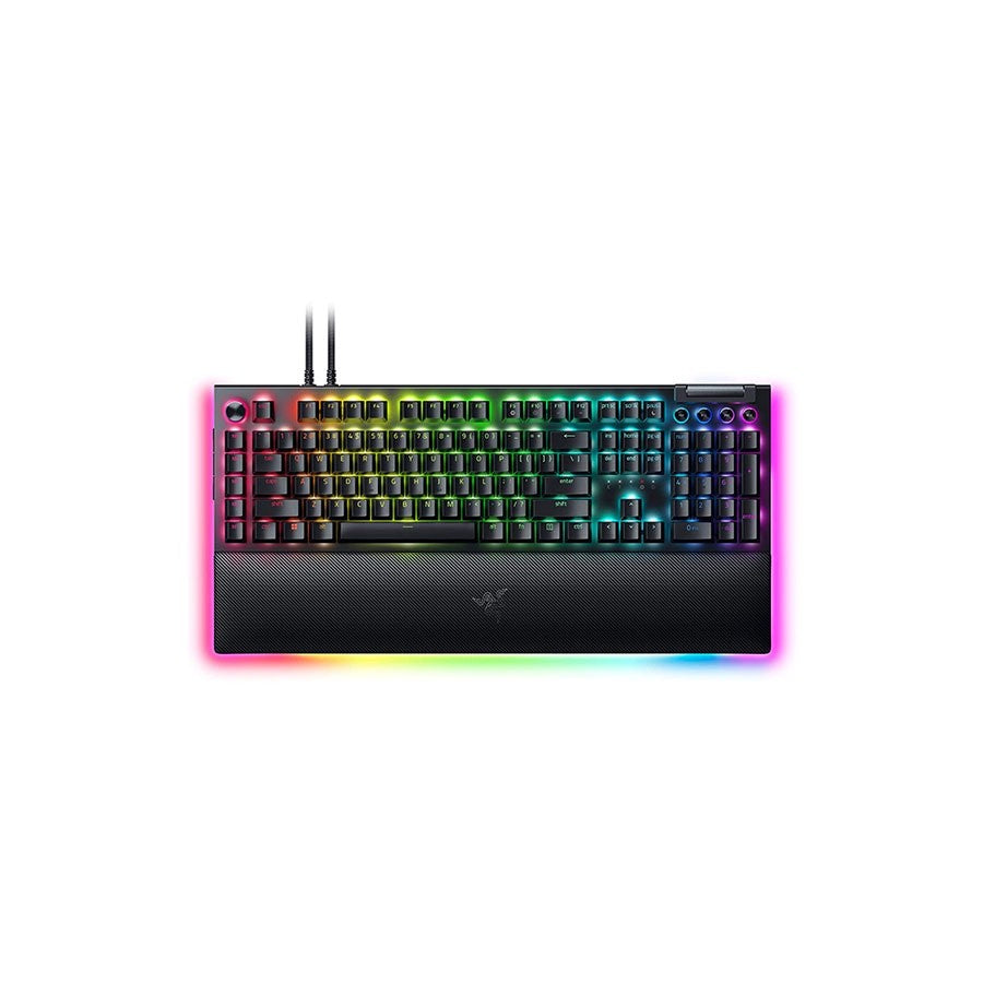 Razer Keyboard BlackWidow V4 Pro RGB 104key Green Switch USB EN, black