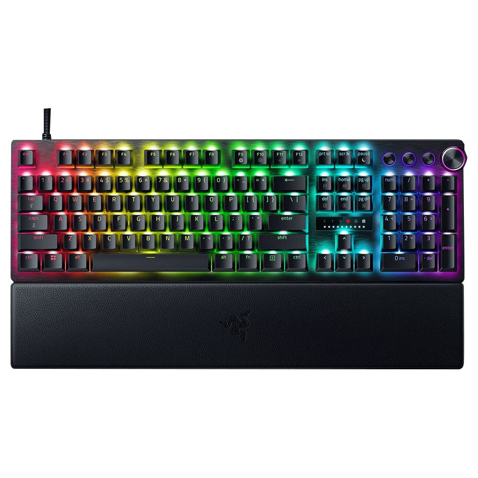 Razer Keyboard Huntsman V3 Pro RGB 104key Analog Optical Switches GEN-2, USB-A/ EN, black