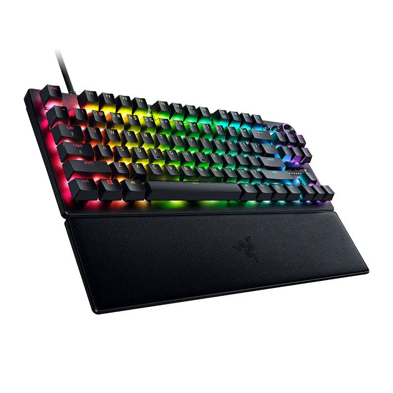 Razer Keyboard mechanical Huntsman V3 Pro TKL, 84key, Analog Optical Switches, USB-A, EN, white