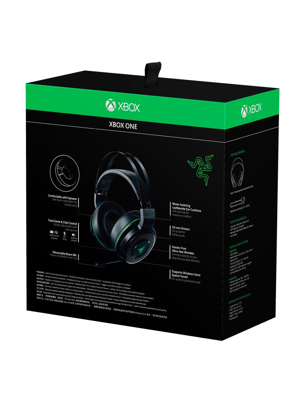 Razer Thresher Xbox One WL Black/Green