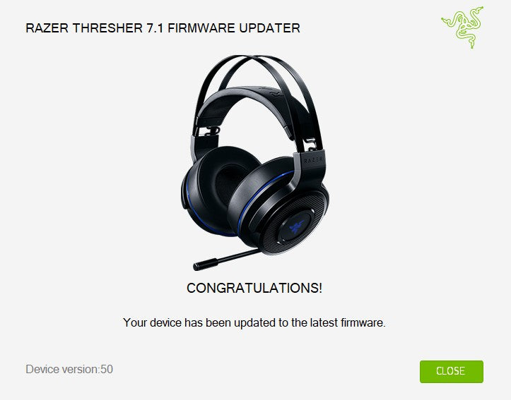 Razer Thresher - PS4, Black/blue