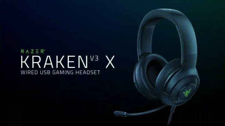 Razer Gaming Headset Kraken V3 X, 7.1, USB-A, RGB, 1.8m, black