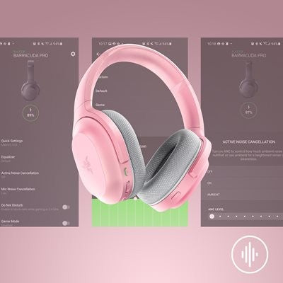 Razer Headset Barracuda 3.5mm/BT/WL, quartz