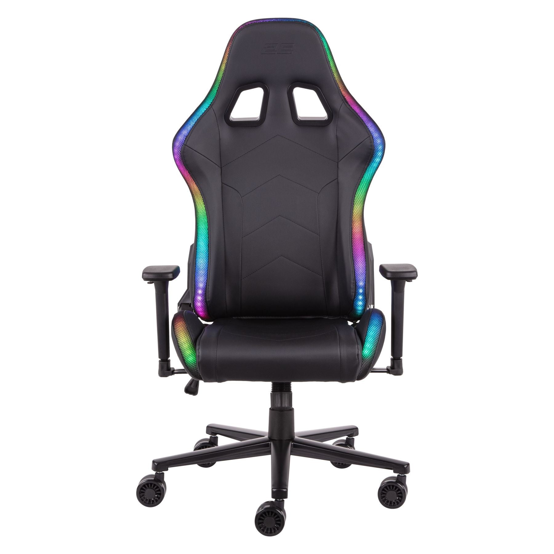2E GAMING Chair OGAMA II RGB, PU Leather, 3D-Armrests, black