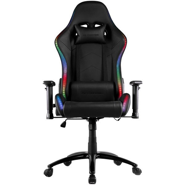 2E GAMING Chair OGAMA II RGB, PU Leather, 3D-Armrests, black