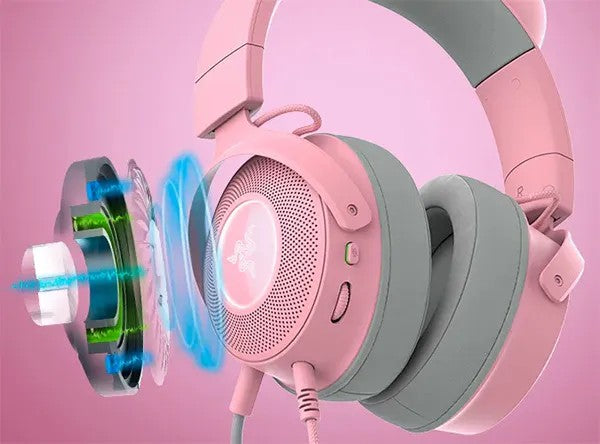 Razer Headset Kraken Kitty V2, RGB, USB-A, black