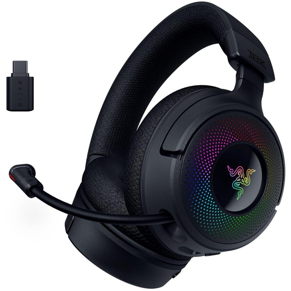 Razer Gaming Headset Kraken V4, USB-A/WL/BT, RGB, black