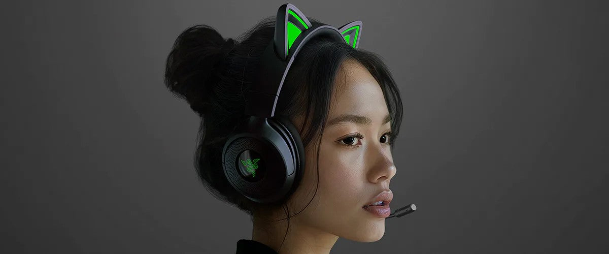 Razer Headset Kraken Kitty V3 X, mini-jack, 1.3m, quartz