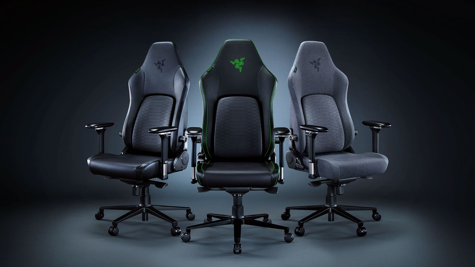 Razer chair Iskur V2 EPU Leather, 4D-Armrests, black