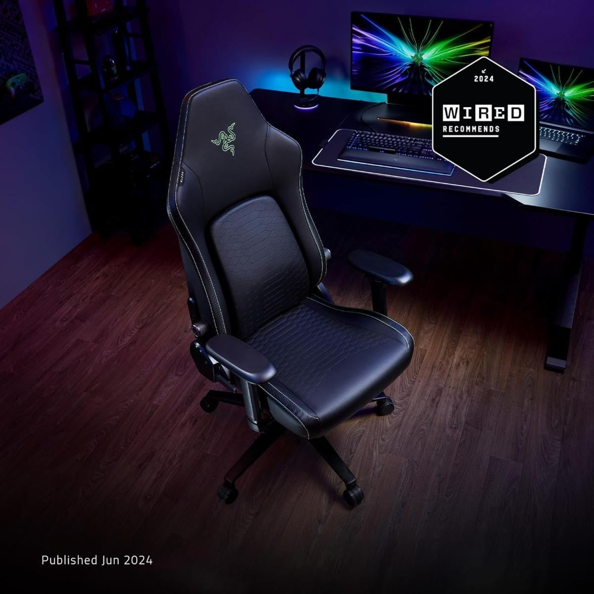 Razer chair Iskur V2 X EPU Leather, 4D-Armrests, black
