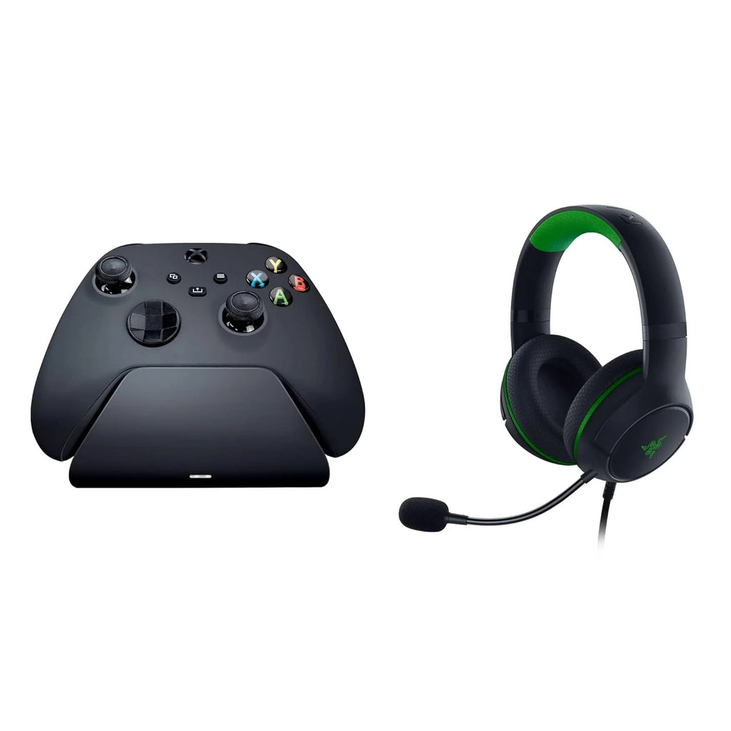 Razer Legendary Duo Bundle headset Kaira WL and quick charging stand for gamepads for Xbox