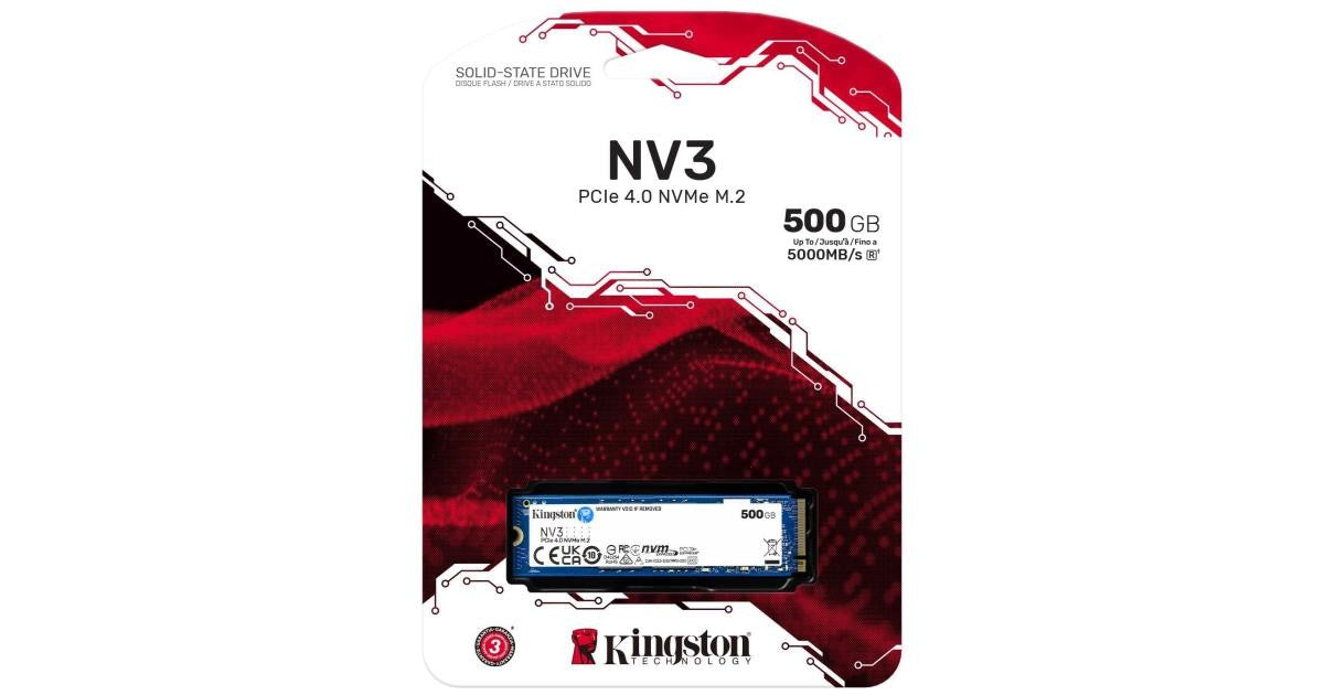 SSD Kingston M.2 1TB PCIe 4.0 NV3