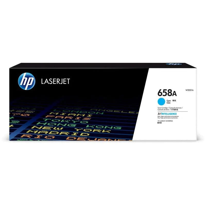 HP 658A Cyan Original LaserJet Toner Cartridge