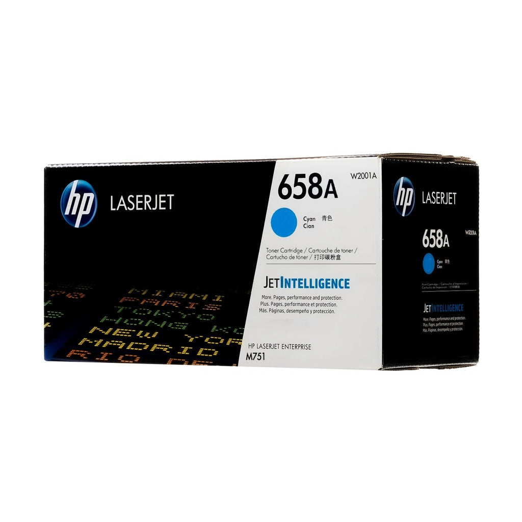 HP 658A Cyan Original LaserJet Toner Cartridge