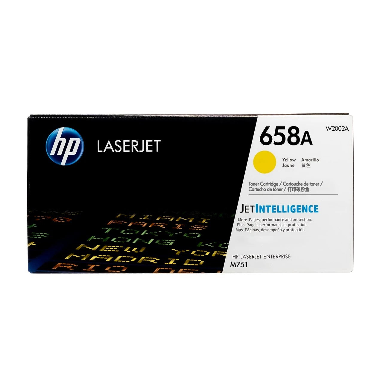 HP 658A Yellow Original LaserJet Toner Cartridge