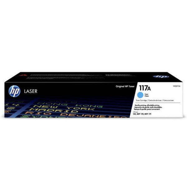 HP 117A Cyan Original Laser Toner Cartridge