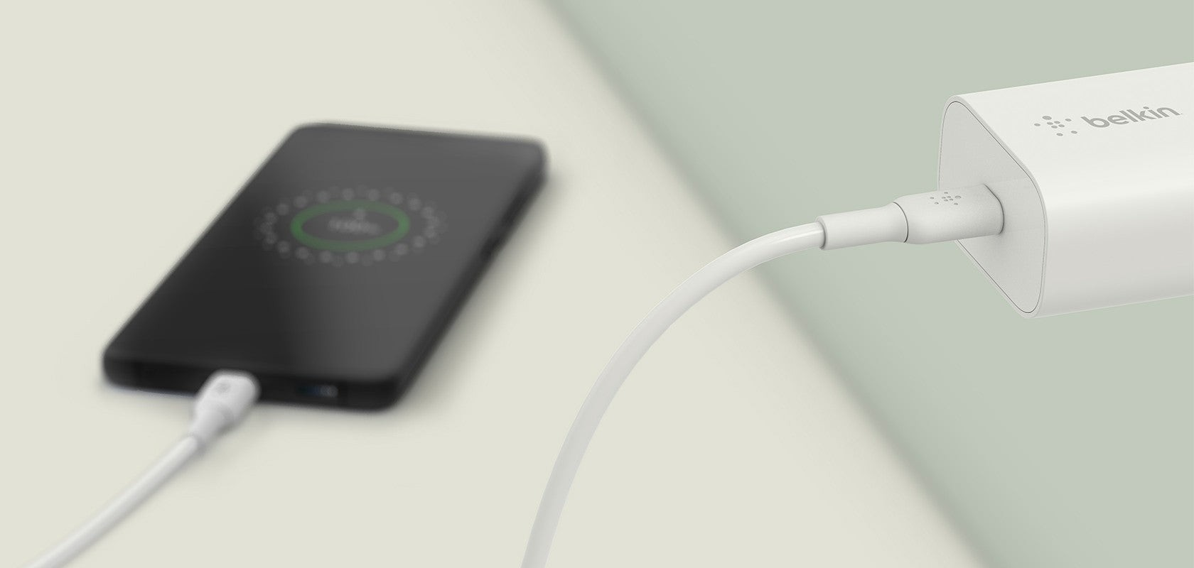 Belkin Wall Charger 30W USB-C PD PPS, 1M PVC C-С, white