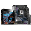 GIGABYTE Motherboard X870E A MASTER X3D ICE sAM5 X870 4xDDR5 M.2 Wi-Fi BT HDMI DP ATX