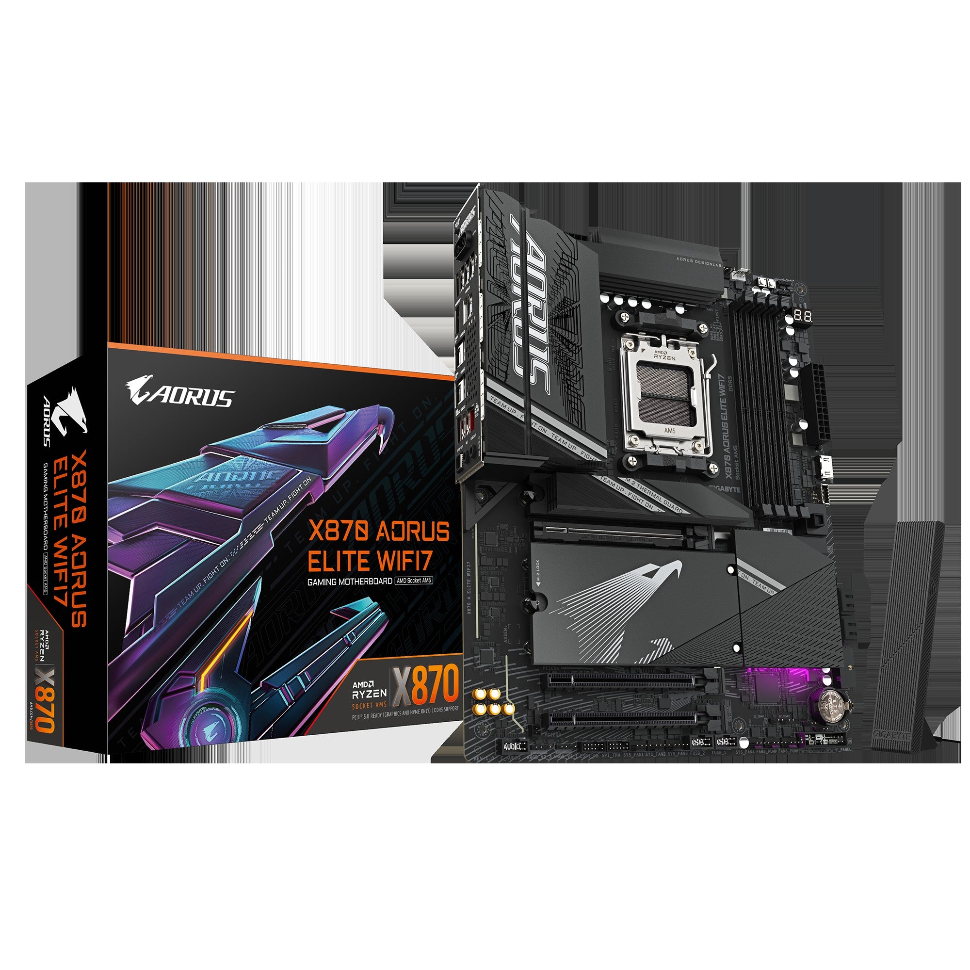 GIGABYTE Motherboard X870 A ELITE WIFI7 sAM5 X870 4xDDR5 M.2 HDMI ATX