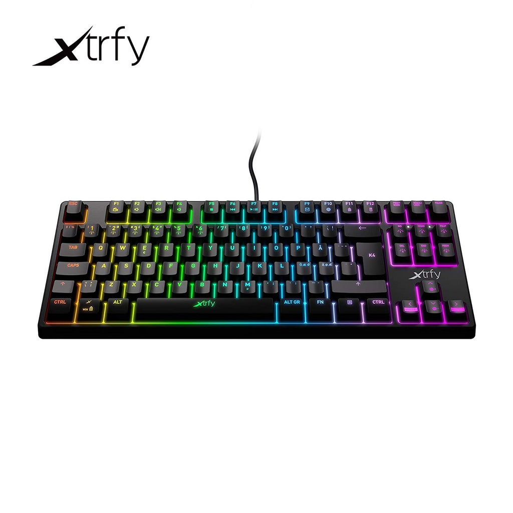 Xtrfy Gaming keyboard K4 TKL RGB Kailh Red RU