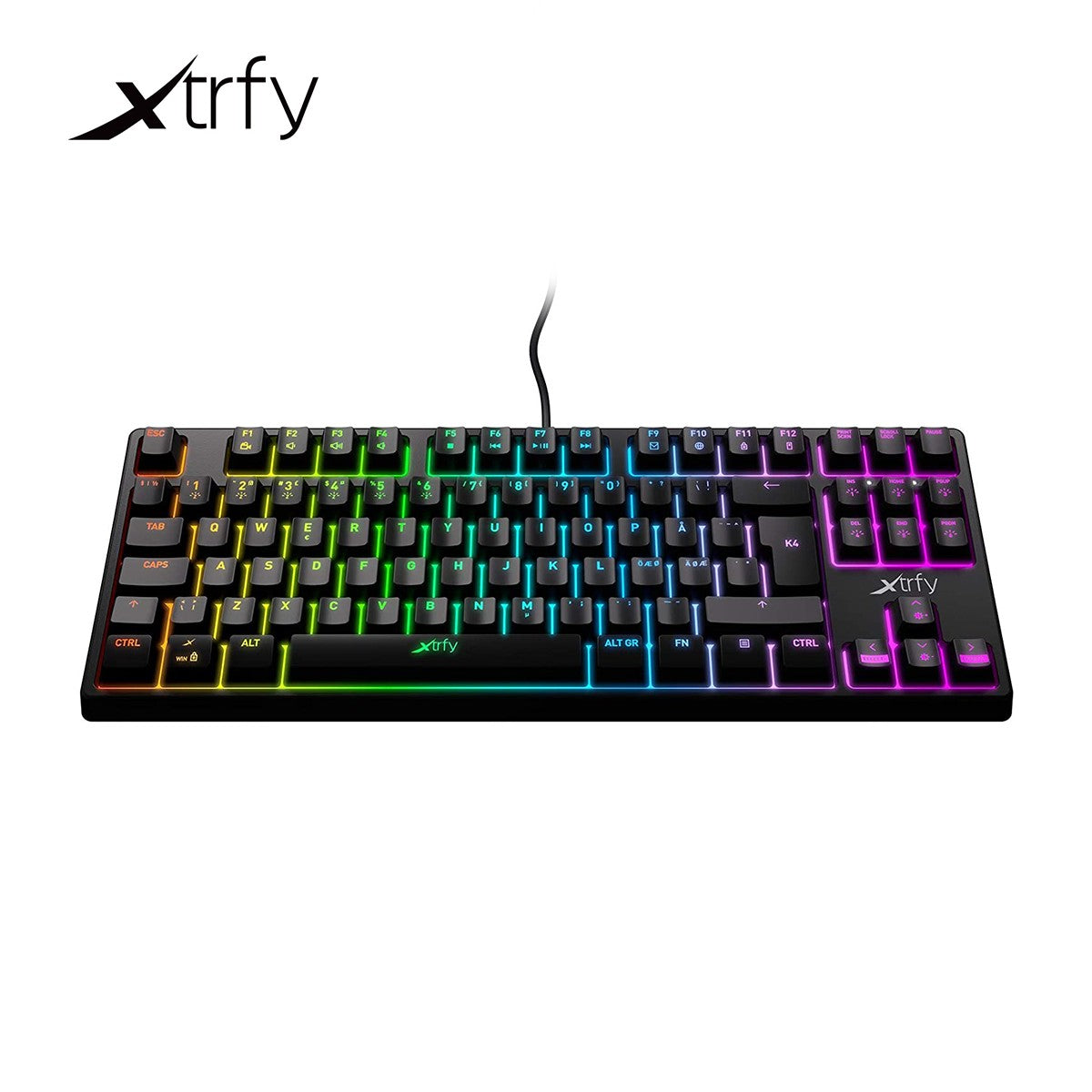 Xtrfy Gaming keyboard K4 TKL RGB Kailh Red RU