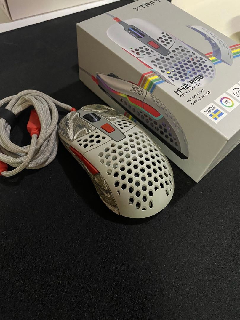 Mouse Xtrfy M42, USB-A, RGB, Retro