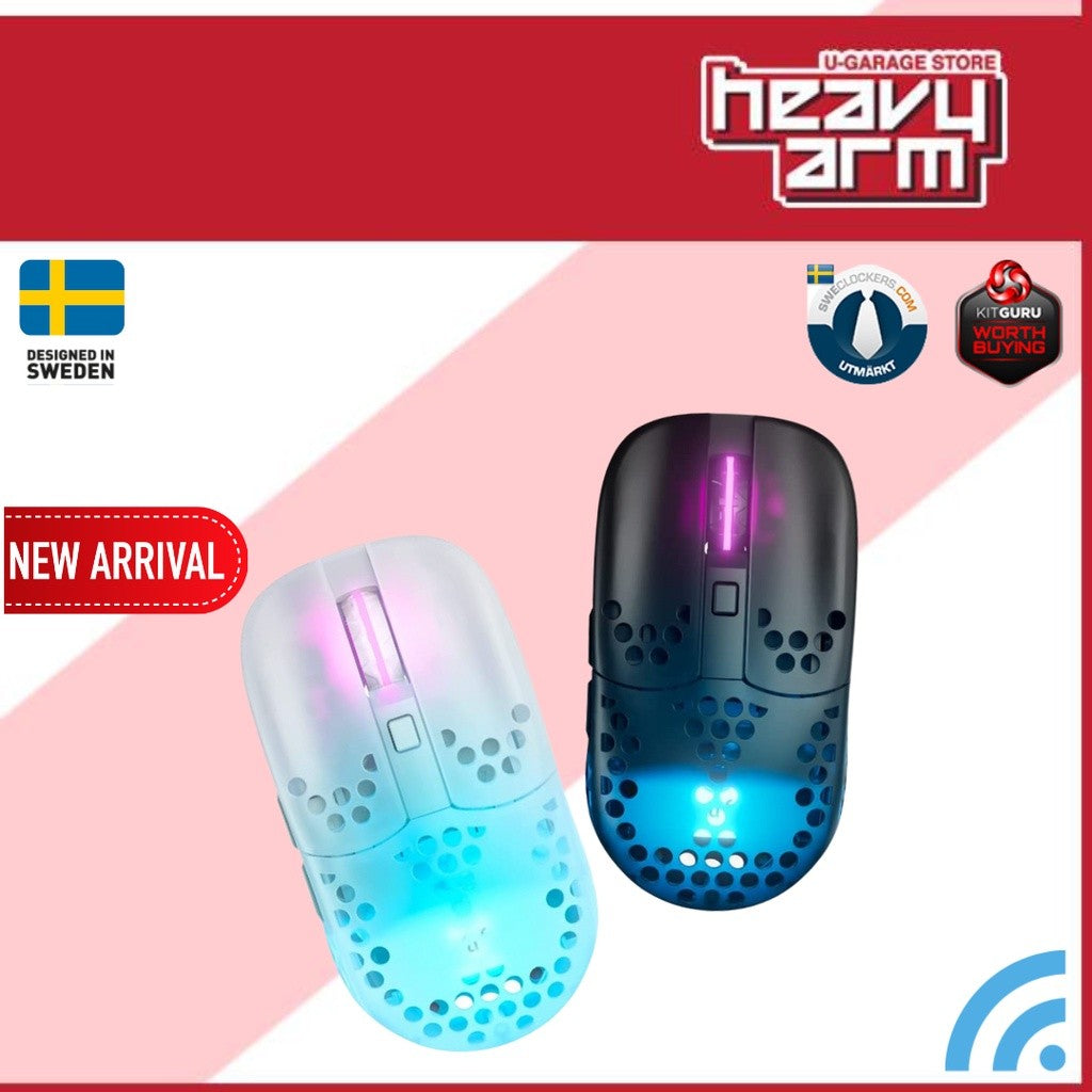 Mouse Xtrfy MZ1, USB-A, RGB, Білий