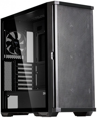 Zalman PC case Z-MACHINE 500 without PSU, 2xUSB3.0, 2xUSB2.0, 1xUSB 3.1 Type-C, 5x120mm ARGB, VGA 400mm, LCS ready, TG Side Panel, ATX, black