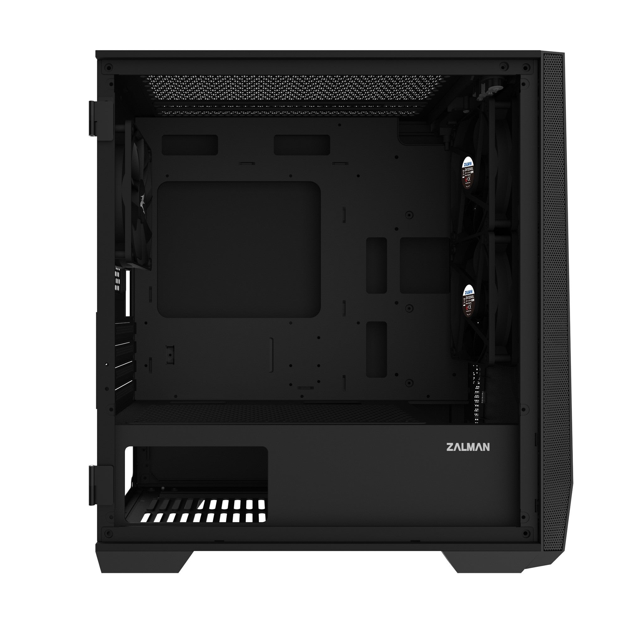 Zalman Computer case Z10, without PSU, 2xUSB3.0, 1xUSB Type-C, 3x140mm Black fans, 1x120mm Black fans, TG Side Panel, EATX, Black