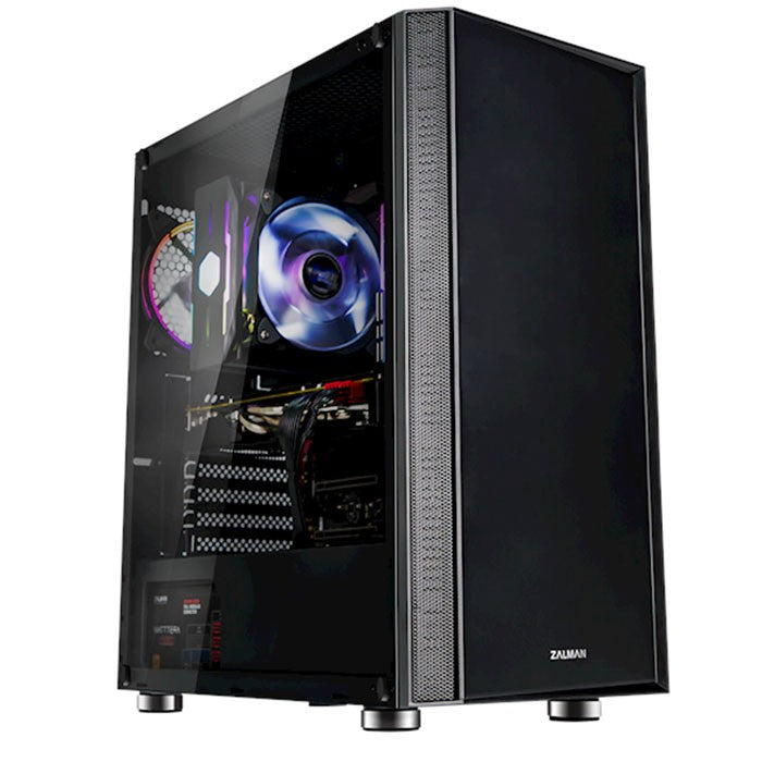 Zalman Computer case Z3 Iceberg, MidT, 1xUSB2.0,2xUSB3.0, 2x120mm, TG (side panel), without PSU, white