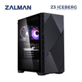 Zalman Computer case Z3 Iceberg, MidT, 1xUSB2.0,2xUSB3.0, 2x120mm, TG (side panel), without PSU, white