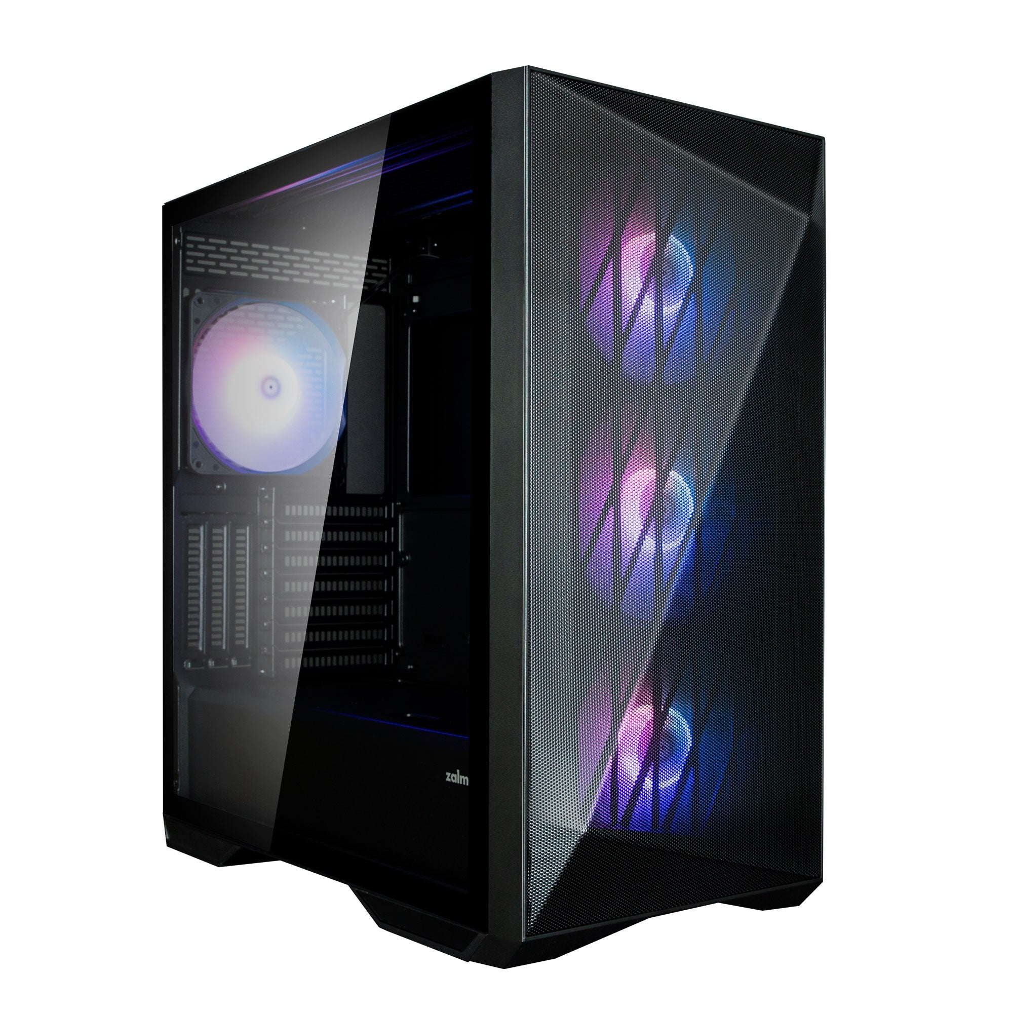 Zalman Computer case Z9 ICEBERG WHITE, without PSU, 2xUSB3.0, 2xUSB2.0, 2x140mm Black fans, TG Side Panel, EATX, White