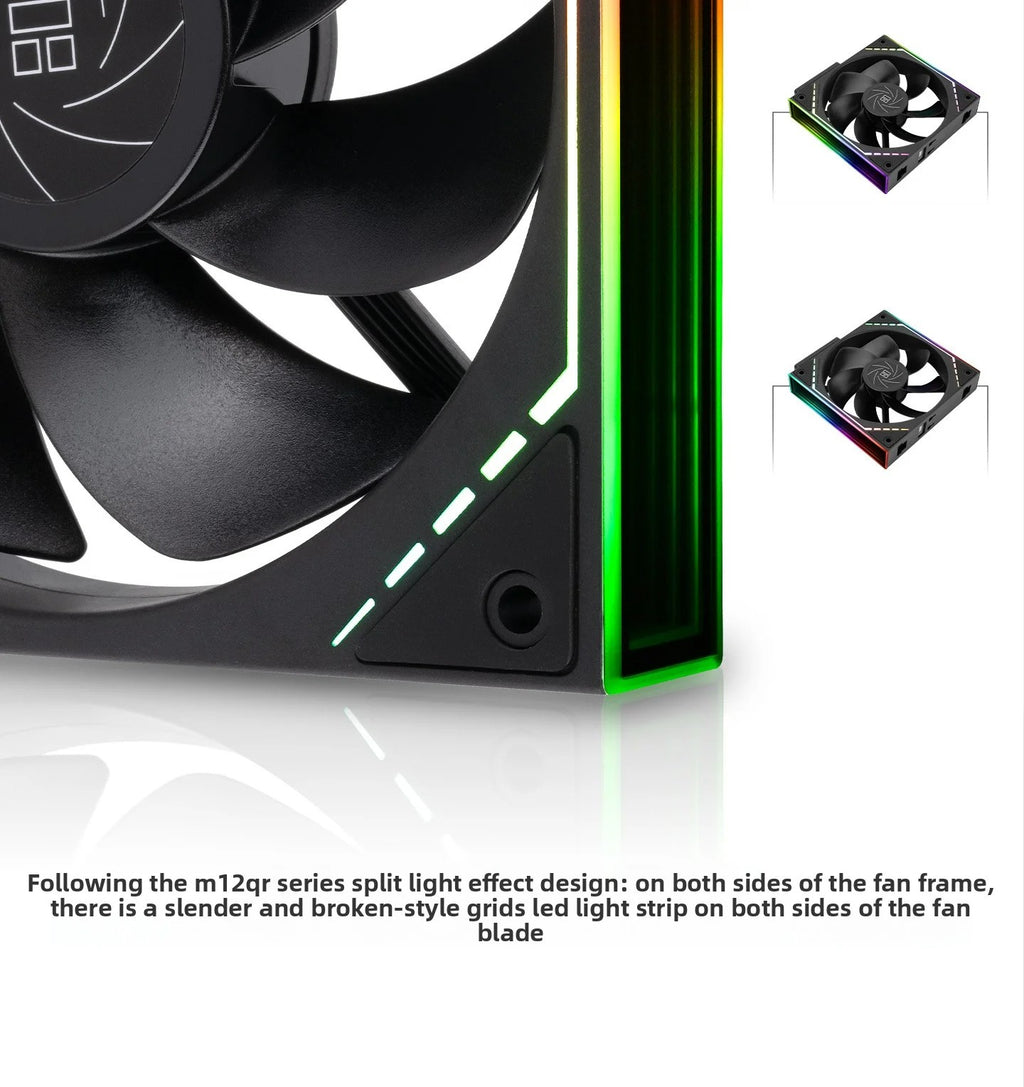 Zalman Case Fan AF120R ARGB 120mm, 800-1500rpm, 4pin, PWM, 3pin+5VARGB, 24,3dBa, white