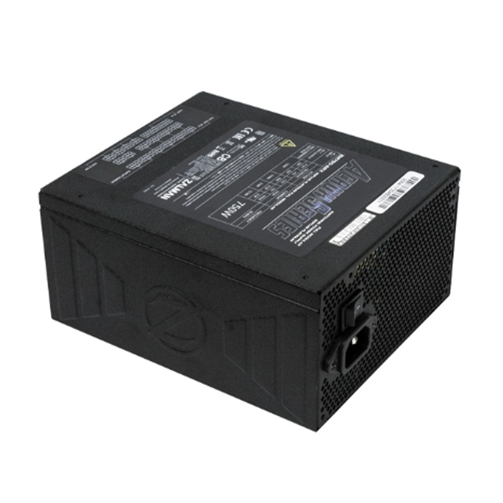 Zalman PSU Teramax 2 (1000W), >90%, 80+ Gold, 120mm, 1xMB 28pin (18+10), 2xCPU 8pin(4+4), 3xMolex, 12xSATA, 4xPCIe 8pin(6+2), 1x12VHPWR, Fully Modular