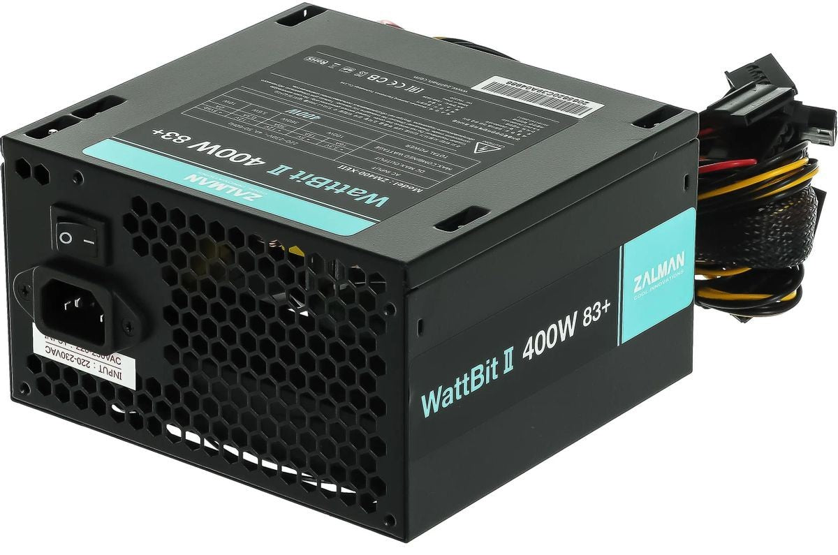 Zalman Power supply ZM400-XEII (400W) Wattbit II 400W 83+ (KR/EU)