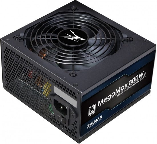 Zalman PSU Megamax (500W), 83%, 80+ White, 120mm, 1xMB 24pin(20+4), 2xCPU (8pin+4pin) 3xMolex, 6xSATA, 2xPCIe 8pin(6+2)