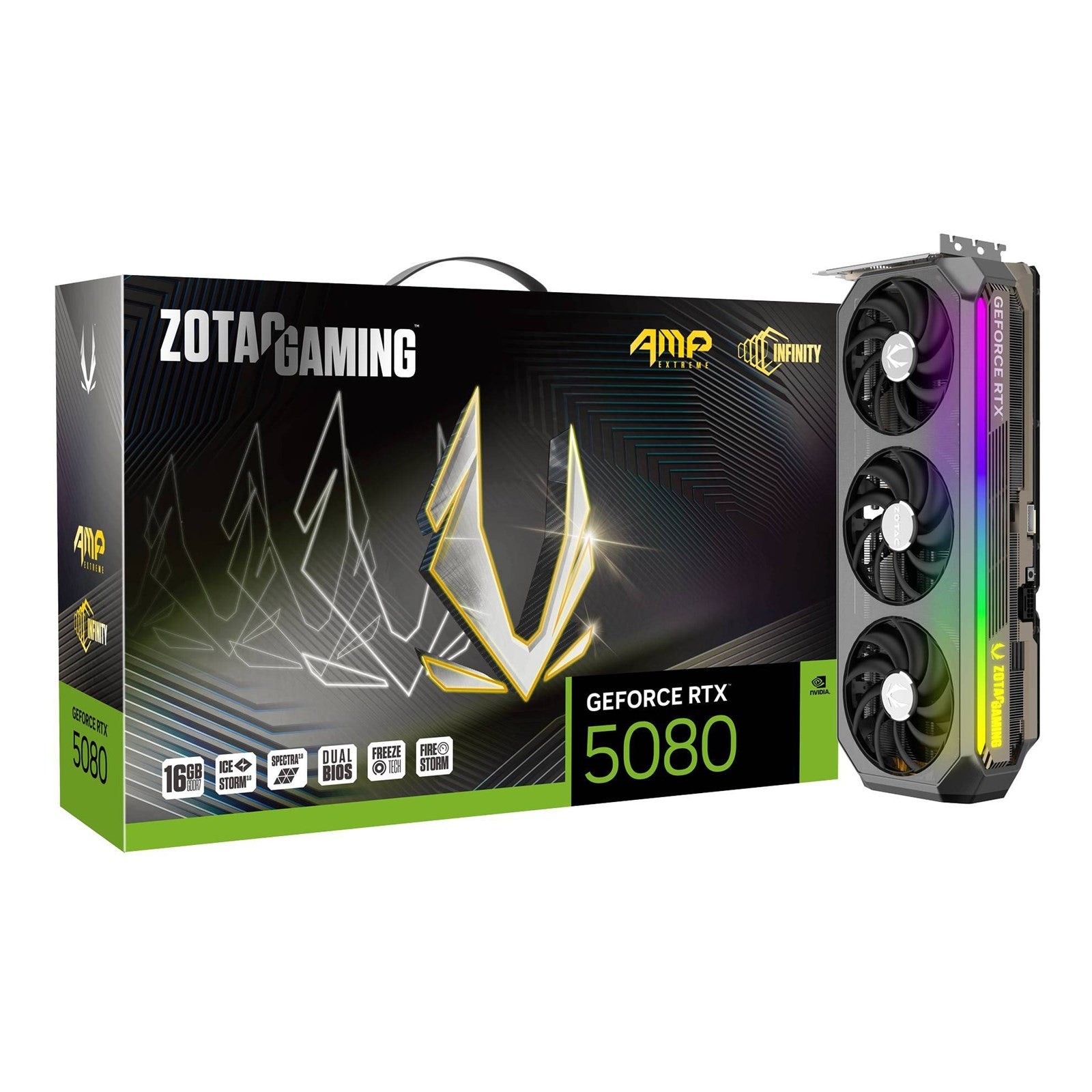 ZOTAC Graphic Adapter GeForce RTX 5080 16GB GDDR7 AMP EXTREME INFINITY