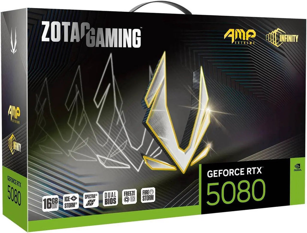 ZOTAC Graphic Adapter GeForce RTX 5080 16GB GDDR7 AMP EXTREME INFINITY