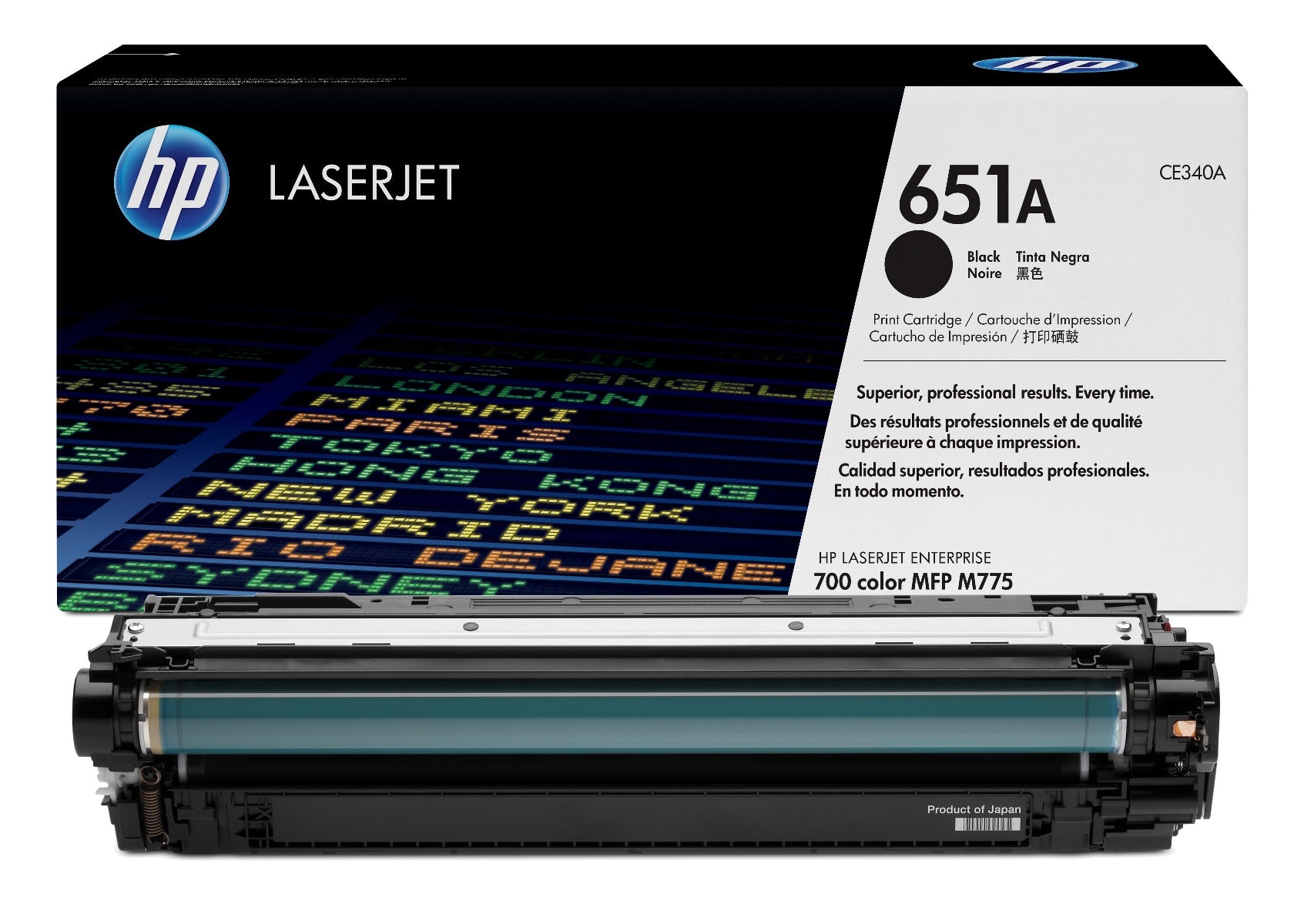 Color toner cartridge CE340A / 651A BK (13500 p)