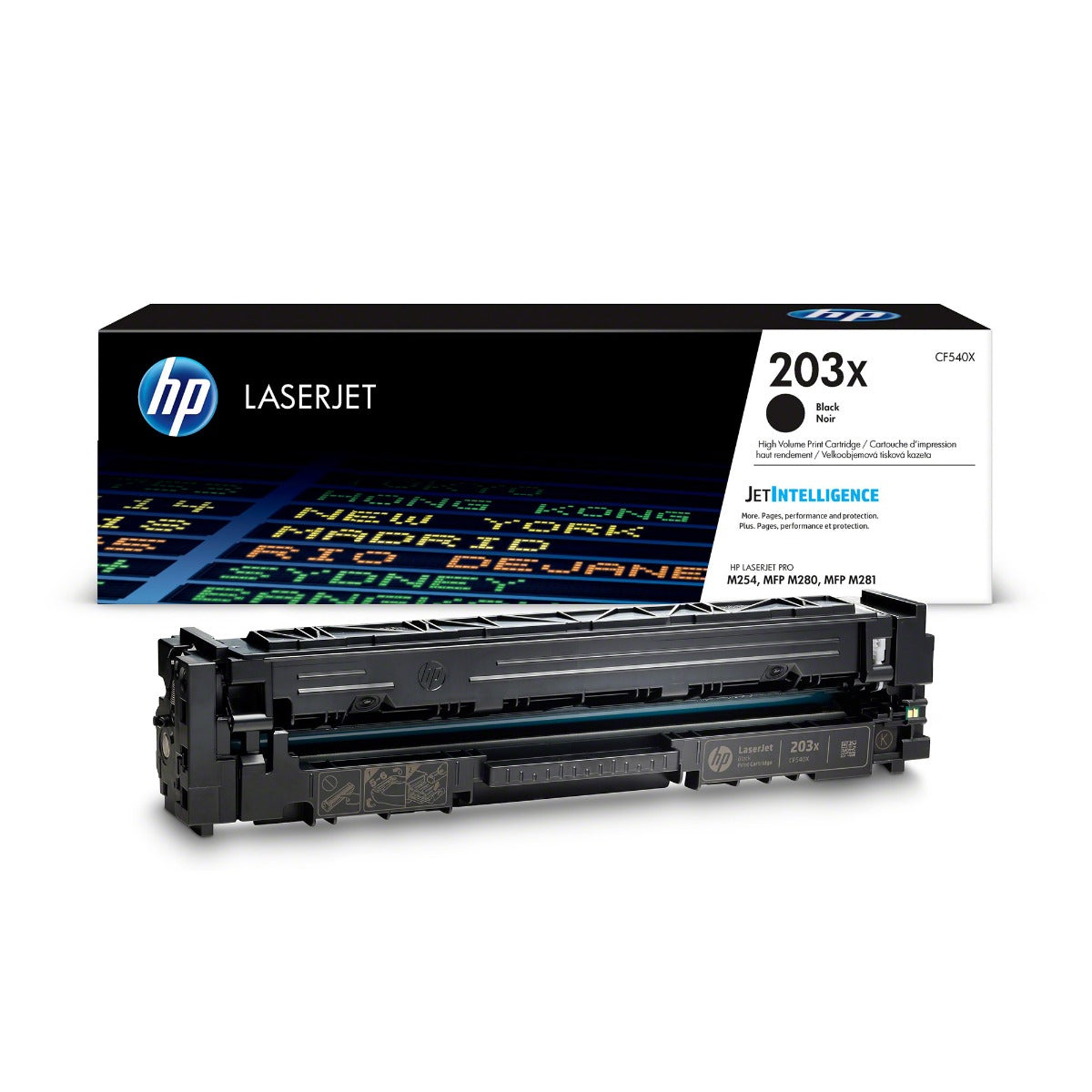 Color toner cartridge CF540X / 203A BK (3200 p)