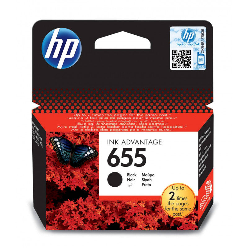 Ink cartridge HP 655 Black (CZ109AE)