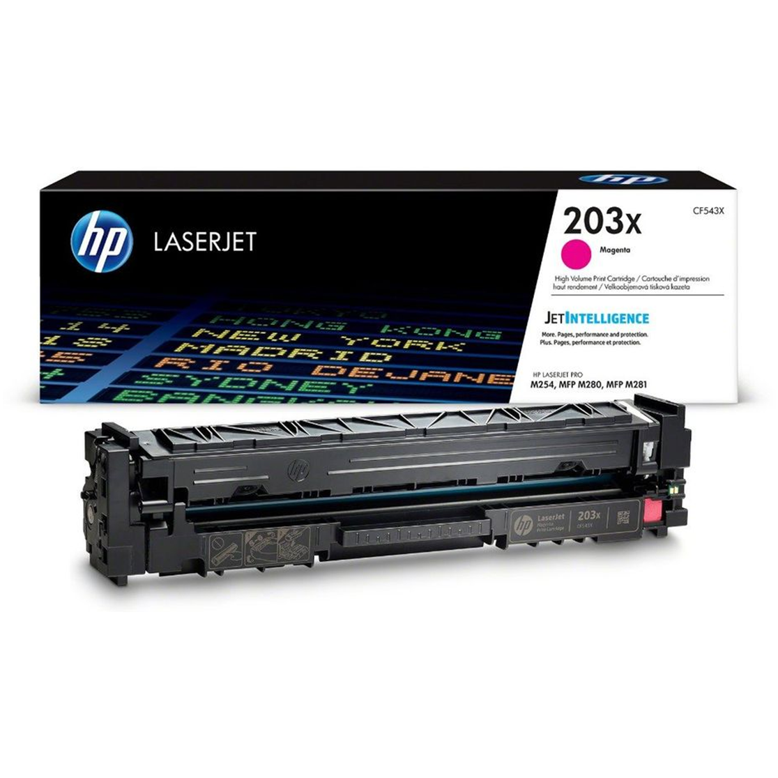 Color toner cartridge CF543X / 203A M (2500 p)